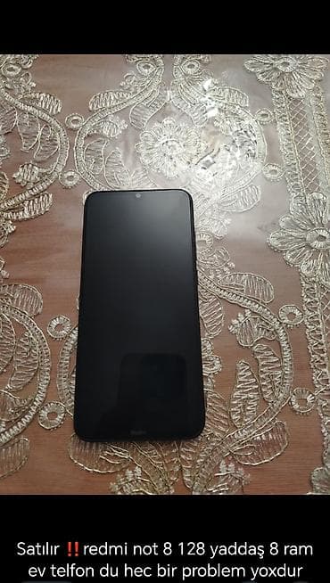 a50 ekranı: Redmi Note 8, 128 GB, rəng - Qara, İki sim kartlı — 1