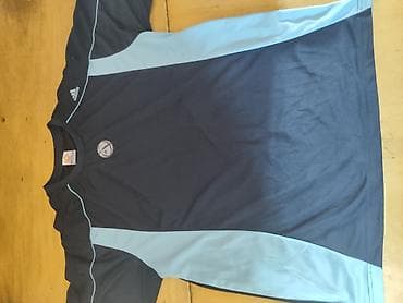 adidas salvar: Futbolka, Adidas, L, rəng - Göy — 1