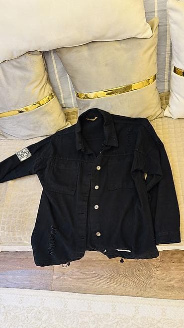 Alt paltarı: Cins kurtka, Abercrombie & Fitch, L, XL — 8