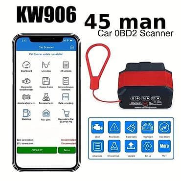 Diaqnostika cihazları. 🚩 KONNWEI KW906 Red 1 x 45 man. 🚩 HUMZOR Z100