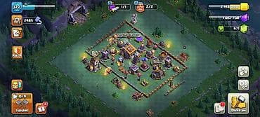 Clash of Clans hesabı – inkişaf etmiş əsas kənd və inşaatçı bazası - — 2