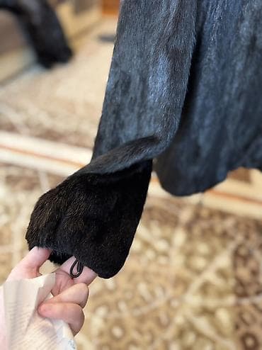 kapüşonlu tolstovkalar: Revalidis Collections qadın qısa kürk gödəkçə cibli kopishonlu M-L — 2