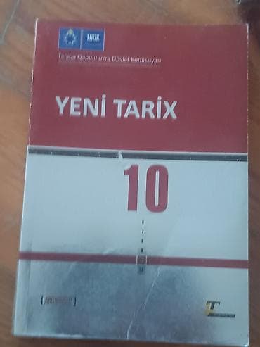 Məhsul: “Yeni Tarix 10” dərsliyi Təsvir: - TQDK (Tələbə Qəbulu üzrə lalafo.az -da Məhsul: “Yeni Tarix 10” dərsliyi Təsvir: - TQDK (Tələbə Qəbulu üzrə