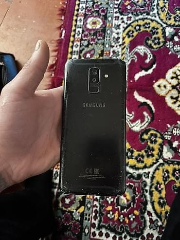 yeni samsung: Samsung Galaxy A6 Plus, 32 GB, rəng - Qara, İki sim kartlı — 4