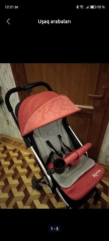 Uşaq arabaları: Klassik gəzinti arabası, İşlənmiş, Cins: Qız, Yaş: 18-24 ay, Ünvandan götürmə — 1