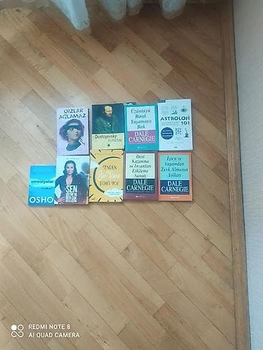 Kitab paketi – müxtəlif janrlar (psixologiya, şəxsi inkişaf, klassika