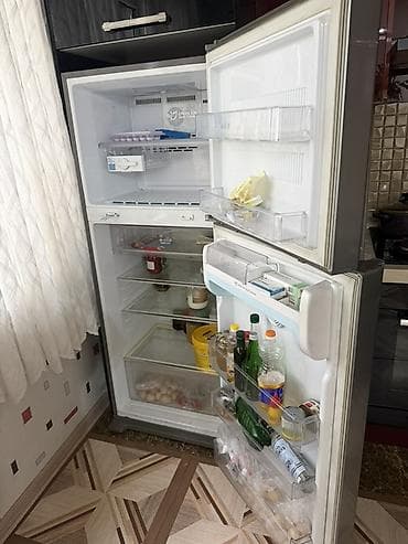 hell soyuducu: İşlənmiş 2 qapılı LG Soyuducu Satılır, rəng - Gümüşü — 1