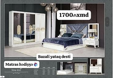 versace yataq desti: İkinəfərlik çarpayı — 1