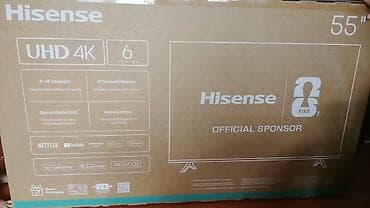 iphone 12 black: Hisense 55" UHD 4K Smart TV + Viper divar asqısı Məhsul — 3