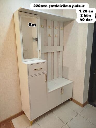 шкаф для обуви баку: Yeni, Düz dolab, Dəhliz dolabı — 1
