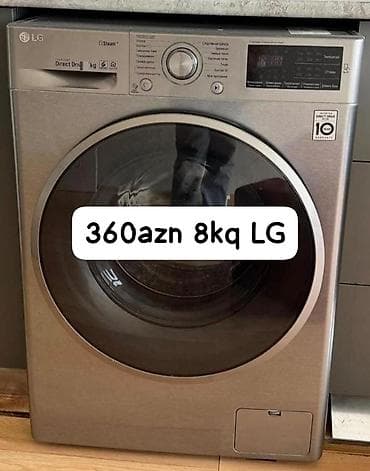 Paltaryuyan maşın LG, 8 kq, Avtomat, Qurutmasız