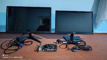 Alfa 21.5 Manitor təzə kabelləri üstündə vga hdm girişləri var 2 ay