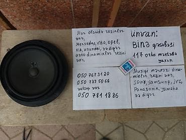 islenmis dinakord satilir: Dinamiklər rezinləri var özüm yapışdırıram bir qünə hazır olur — 9