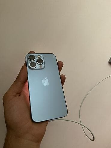 13 pro max en ucuz: IPhone 13 Pro, 256 GB, Sierra Blue, Face ID — 1