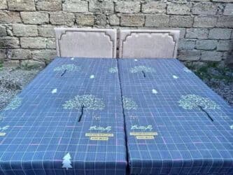 Şlanqlar: Təzə çarpayılar. 1 nəfərlik çarpayılar 60manat. 2 nəfərlik taxt — 17