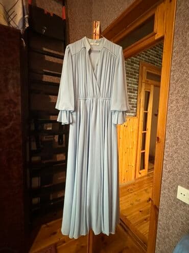 zerli don: Mavi rəngli uzun don – MAGRO brendli. Mere Fashiondan 189 mana alınıb — 4