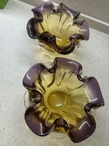 набор ножей: Kasalar, 2 ədədli dəst, rəng - Sarı, Şüşə — 5