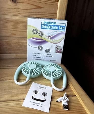 ventilator satisi: Aromaterapiya funksiyalı boyun ventilyatoru – əllər sərbəst sərinləmə — 1