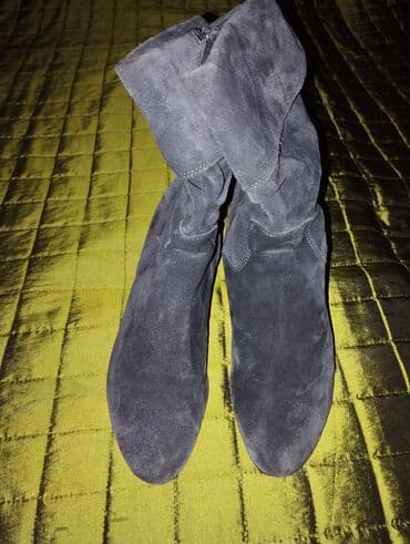 çəkmə: Ölçü: 39, rəng - Boz, İşlənmiş — 1