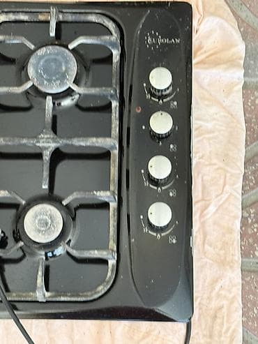 Qaz + elektrik qarışıq quraşdırılan panel soba - Brend: Europan (loqo — 2