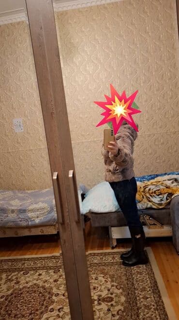 женские шубы из песца: Шуба, XL, цвет - Бежевый — 2