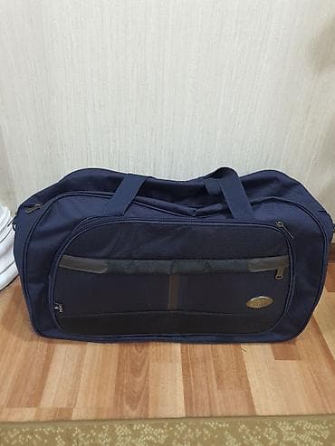 İdman çantaları: Səyahət/İdman çantası - Rənglər: tünd göy və qara - Material: sıx — 1