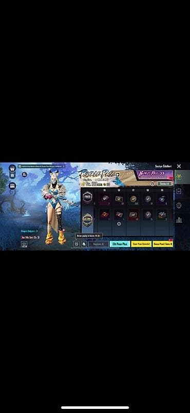 Aksesuarlar: PUBG MOBILE hesabı – zəngin inventar və nadir kosmetikalar - Server — 2