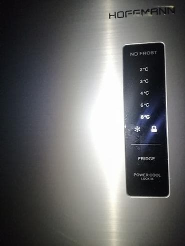 Soyuducular: İşlənmiş 2 qapılı Hoffman Soyuducu Satılır, rəng - Boz, Dolab içi — 2