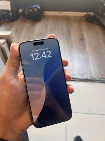 15 про макс: IPhone 16 Pro Max, Золотой, Face ID — 1