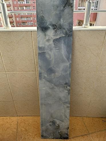 Bərkidici məhsullar: Hindistan istehsalı keramogranit göy rəngdə. Cəmi 10 kvadratdı, 7.2 — 2