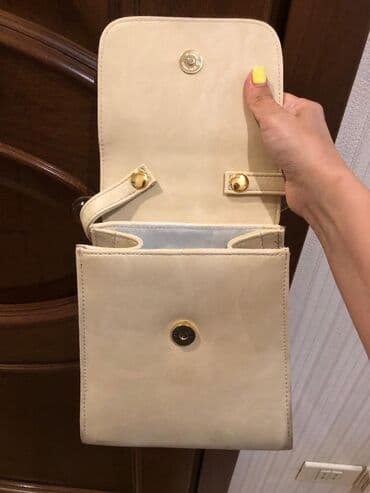 qaşlı çanta: Yenidir,temiz deridir — 3