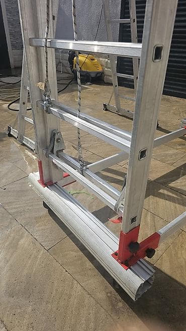 tekerli lesa: Alüminium mobil iskele (platformalı) - Material: yüngül və möhkəm — 10