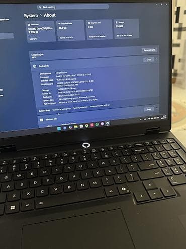 msi 17.3" gl75: Lenovo legion Laptop 5060/U7/1tb/16 Yeni qutusu ile RTX5060 8gb U7 — 1