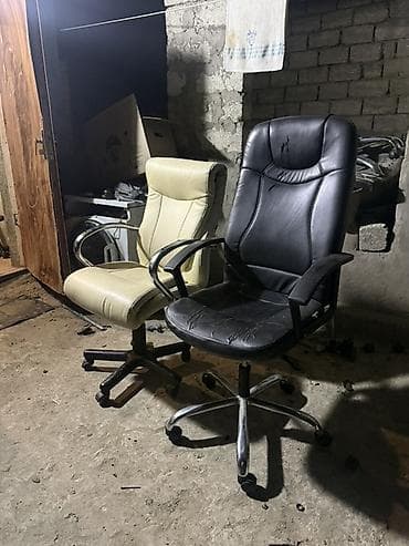 Ofis dolabları: Təkərli, Qolları tənzimlənmir, Süni dəri — 1