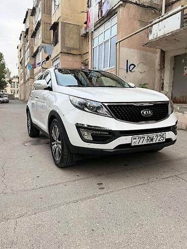 tesla disk: Kia Sportage, ağ rəng, kompakt krossover. Güclü və qənaətcil — 3