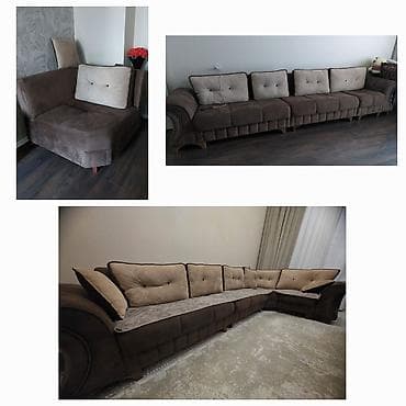 divanar: Künc divan, İşlənmiş, Açılan, Bazalı — 1