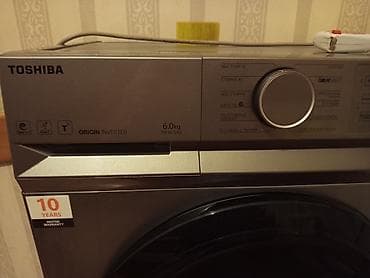 tostur: Toshiba paltaryuyan maşın – ön yükləməli, paslanmayan boz/gümüşü — 3