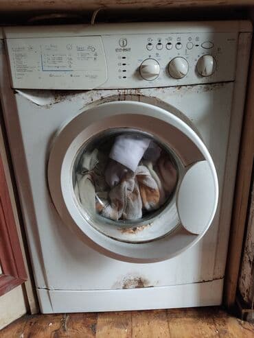 Paltaryuyan maşın Indesit, 5 kq, İşlənmiş, Avtomat, Qurutma var, Pulsuz çatdırılma, Rayonlara çatdırılma, Ünvandan götürmə