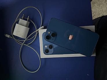 kohne telefonlarin satisi: IPhone 13, Mavi, Face ID — 3