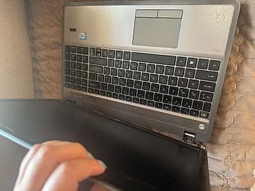 irşad electronics notebook hp: HP noutbuk + çanta + adapter dəsti - Brend/model: HP (gümüşü korpus — 10