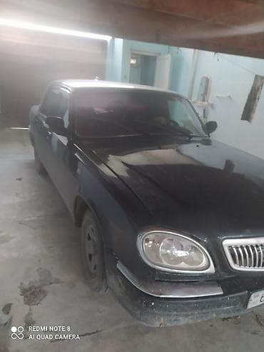 opel 1.5 dizel motor: GAZ-3110 Volga sedan - Kuzov: 4 qapılı sedan, qara rəng - Ön hissə — 3