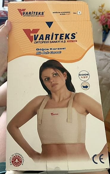 Tibbi məhsullar: Variteks Göğüs Korsesi (Rib Belt Corset) – Kod: 137, Ölçü: L ( — 1