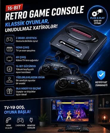 xiaomi pad: SEGA Mega Drive 2 16 Bit Video Oyun Konsolu – Yeni satılır. Yeni və — 1