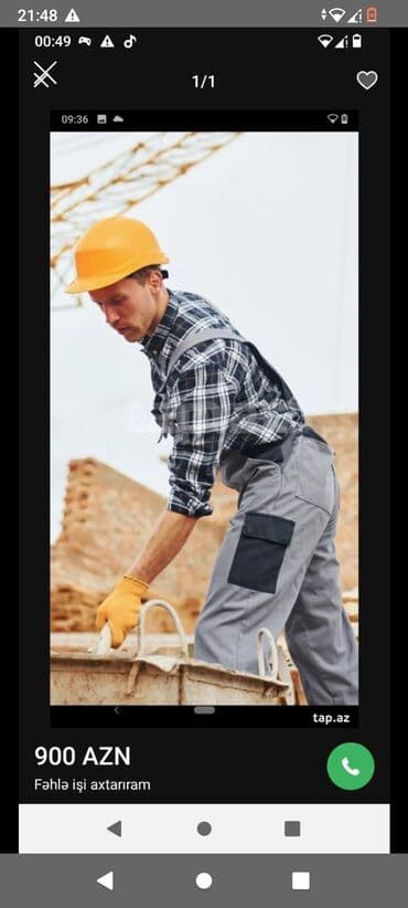 Fehle işi axtariram isimde meslyedi celdem her bir iş gorem emusa reng