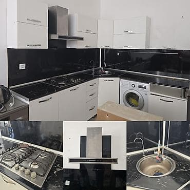 Metbex mebeli. 350azn. ölcü 240/216sm. üzerinde qaz moyka aspiratör