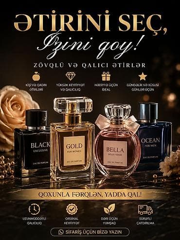 canta kişi ucun: Zövqlü və qalıcı ətirlər kolleksiyası - Kişi və qadın ətirləri - — 1
