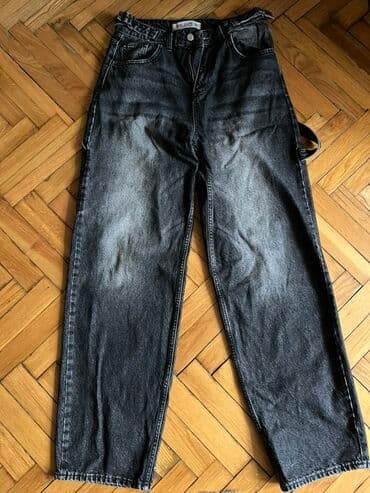 cins pencekler: Qara baggy cins — 1