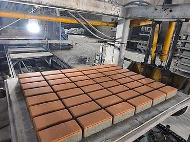 Rəngli səki daşları – zavod istehsalı - İkiqat qatlı vibropress