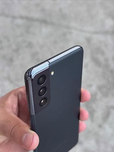 ev telefonlari: Samsung Galaxy S21, 256 GB, rəng - Qara, Barmaq izi — 2