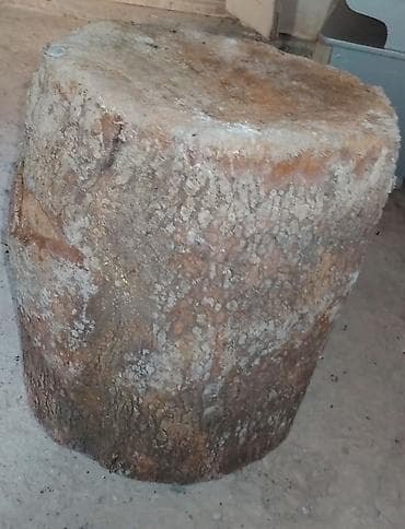 ucuz çılçıraqlar: Böyük kəsim taxta kötüyü - Material: təbii ağac gövdəsi, qabıqlı səth — 3